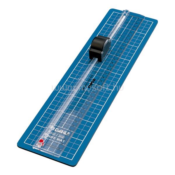 DAHLE Papírvágó 350, beépített vonalzóval, A4, 3 lap (70gr) - (Firm cutting mat and ruler with integrated cutter)