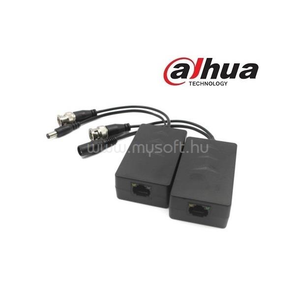 DAHUA PFM801-4MP max. 4MP, 2db/csomag HDCVI video balun+táp