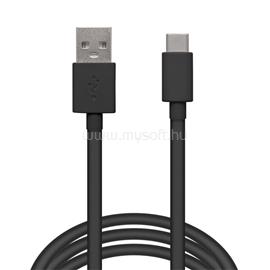 DELIGHT 1m fekete USB Type-C adatkábel 55550BK-1 small