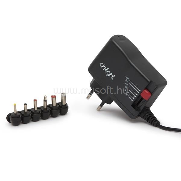DELIGHT DC 12V 1000mA Univerzális Adapter