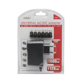 DELIGHT DC 12V 1500mA Univerzális Adapter 55056B small