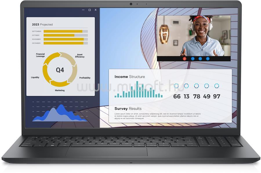 DELL Vostro 3530 (Carbon Black) [JAVÍTOTT]