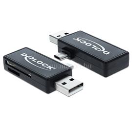 DELOCK 91731 micro USB /USB A OTG kártyaolvasó DL91731 small