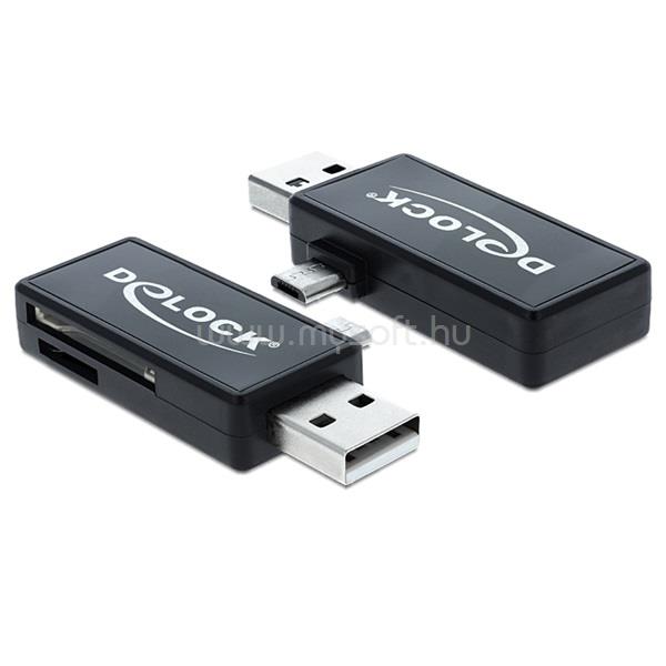 DELOCK 91731 micro USB /USB A OTG kártyaolvasó