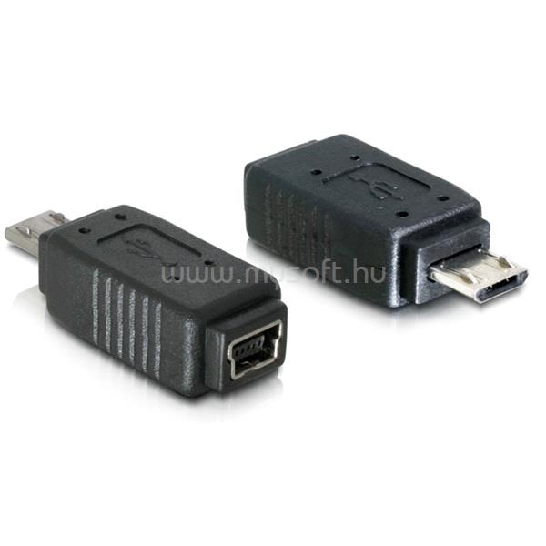 DELOCK Adapter USB micro-B male to mini USB 5pin