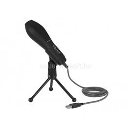 DELOCK Kondenzátor Mikrofon asztali állvánnyal USB DL65939 small