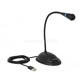 DELOCK Mikrofon USB asztali gégecsöves, mute és ki/be gomb DL65871 small