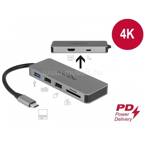 DELOCK USB Type-C dokkoló állomás