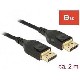 DELOCK kábel Displayport 1.4 male/male összekötő 8K 60Hz, 2m DL85660 small