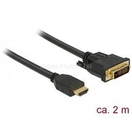 DELOCK kábel HDMI male to DVI 24+1 male kétirányú, 2m DL85654 small