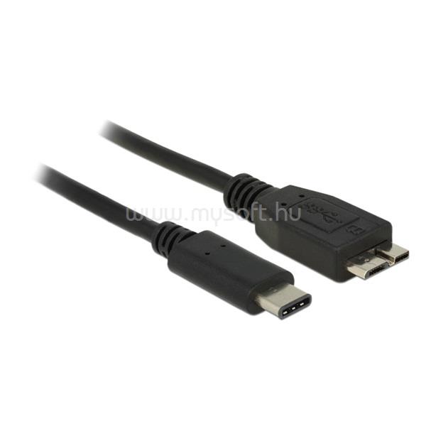 DELOCK kábel USB 3.1 Gen 2 Type-C male to USB Type Micro-B male, 0.5m, fekete