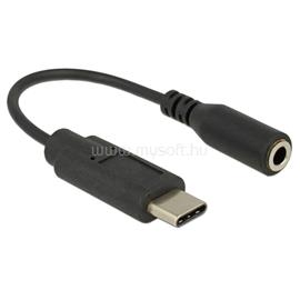 DELOCK Átalakító USB Type-C male to Stereo Jack female, Audio, 14cm DL65842 small