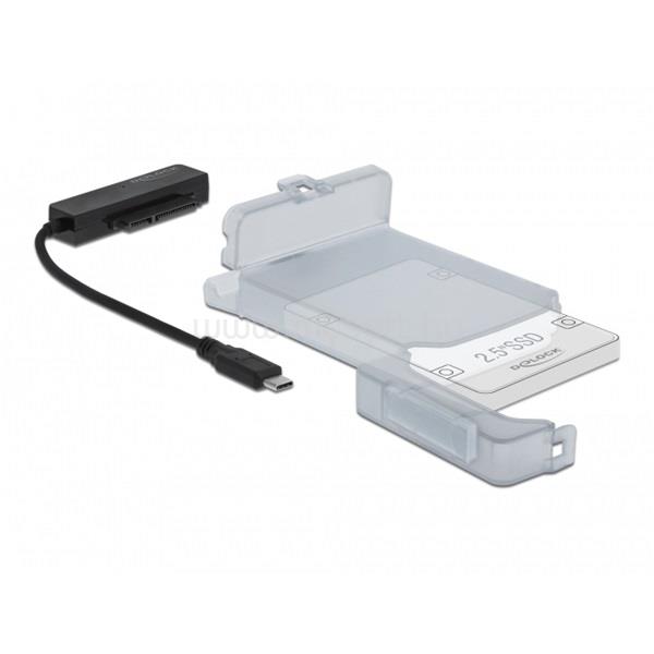 DELOCK Átalakító USB Type-C to SATA 6Gb/s, 2.5" védőtok