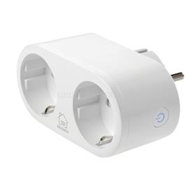 DELTACO SMART HOME SH-P02 beltéri kettes konnektor, 10A,  WIFI SH-P02 small