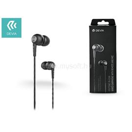 DEVIA ST310430 Kintone Eco fekete fülhallgató headset ST310430 small