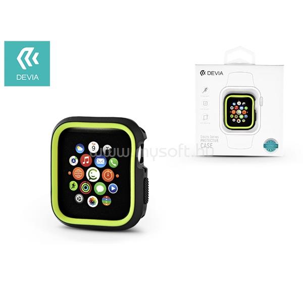 DEVIA ST323867 Dazzle Apple Watch 4 40mmfekete/zöld védőtok