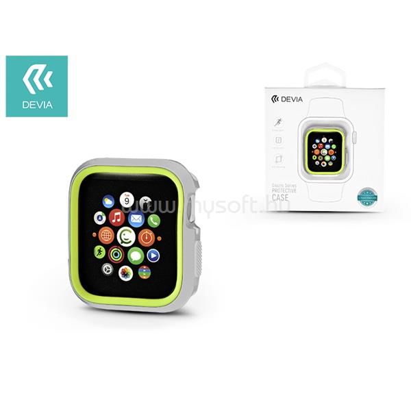 DEVIA ST323881 Dazzle Apple Watch 4 40m ezüst/zöld védőtok