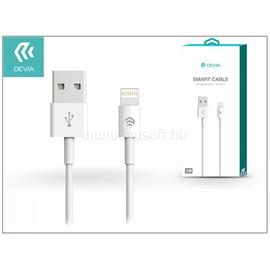 DEVIA iPhone 14 Plus / 14 Pro Max / 14 Pro adatkábel USB - lightning, 100cm, FEHÉR ST986650 small