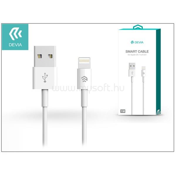 DEVIA iPhone 14 Plus / 14 Pro Max / 14 Pro adatkábel USB - lightning, 100cm, FEHÉR