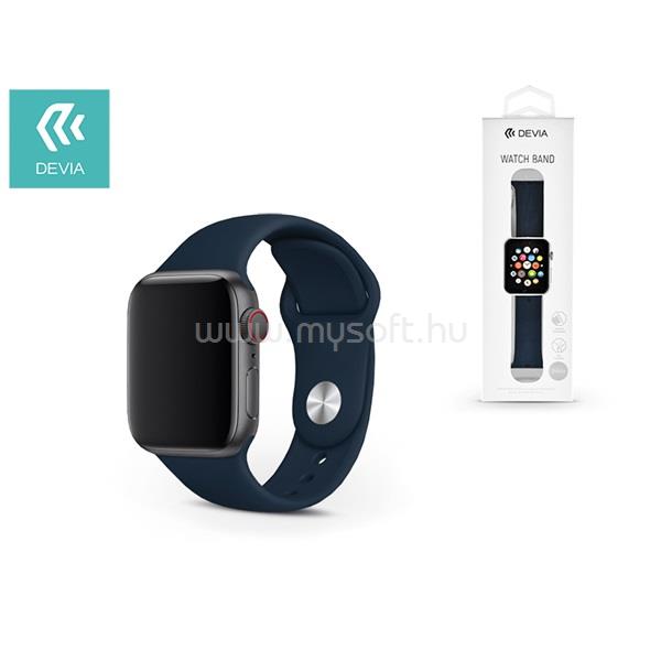 DEVIA iWatch karpánt ST324857 40mm, sötétkék