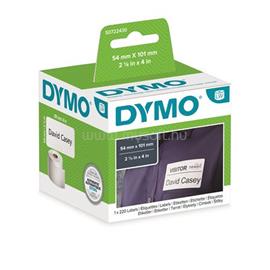 DYMO Etikett, LW nyomtatóhoz, tartós, 54x101 mm, 220 db etikett S0722430 small