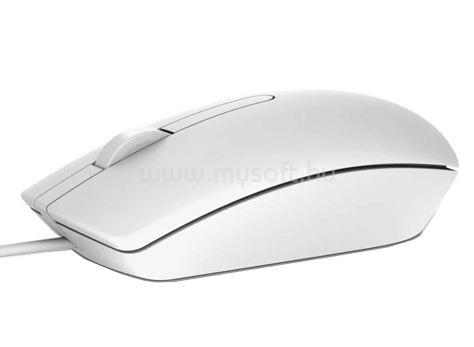DELL MS116 optikai vezetékes egér (fehér)