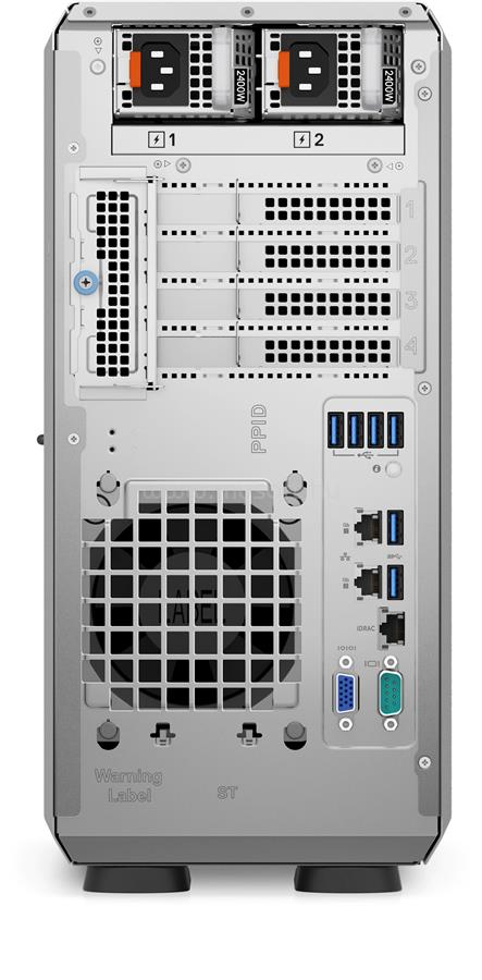 DELL PowerEdge T350 Tower H355 (HW RAID 0,1,10) 1x E-2356G 1x 600W iDRAC9 Basic 8x 3,5 (5 ÉV) PET3507A_CE66705 large