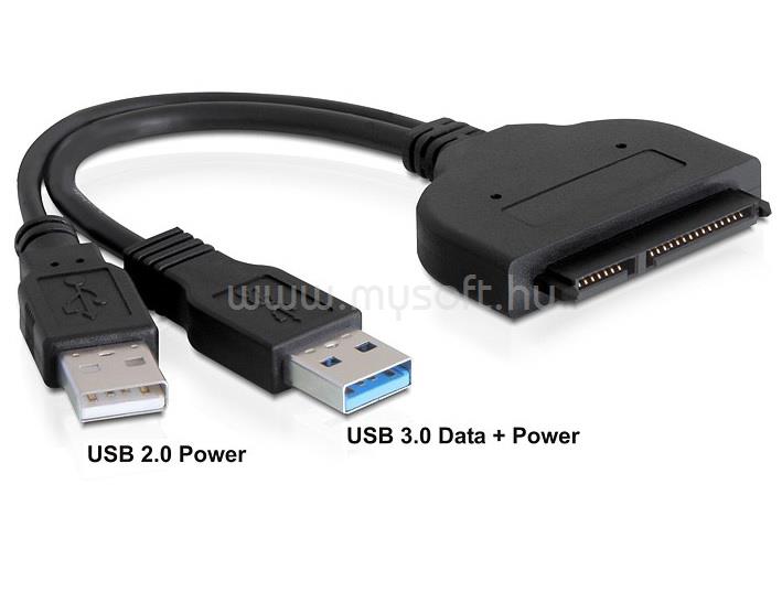 DELOCK Sata22 pin - USB3.0 A apa konverter 5Gbps