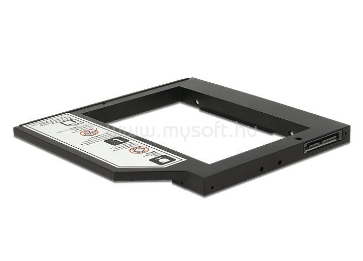 DELOCK HDD-hez SATA átalakító Slim 5.25 beépítő keret 2.5" SATA 9.5mm-ig