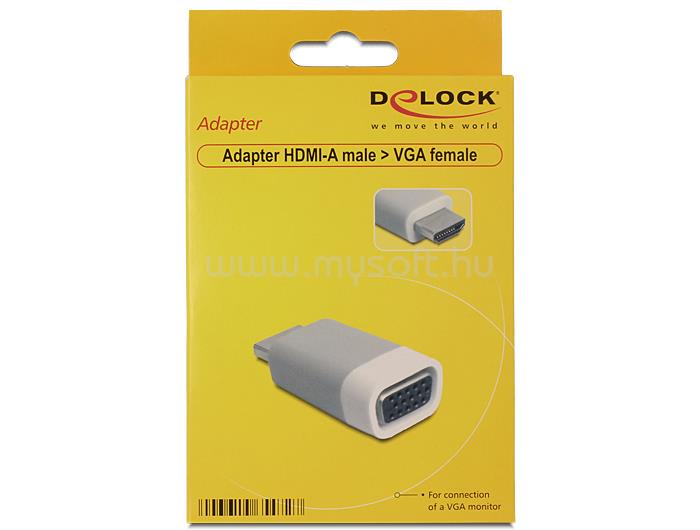 DELOCK Adapter HDMI-A male > VGA female