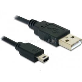 DELOCK 0,7 méter USB 2.0-A > USB mini-B 5 pin apa/apa kábel DL82396 small