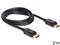 DELOCK Cable Displayport 1.2 male - male 4K 2 m 82585 small