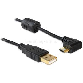 DELOCK USB-A apa > USB micro-B apa 90°-ban forgatott bal/jobb kábel DL83147 small