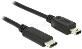 DELOCK 1m USB Type-C 2.0 apa - USB 2.0 mini-B típusú apa fekete kábel DL83603 small