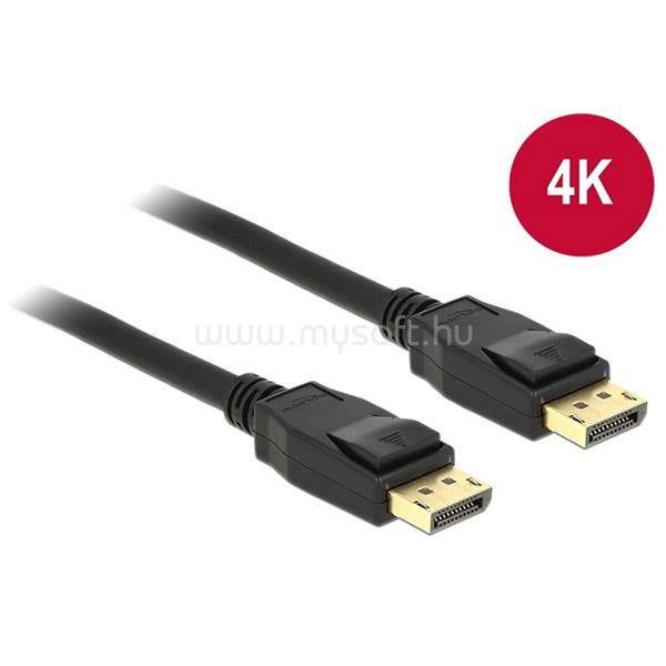 DELOCK kábel Displayport 1.2 male/male összekötő 4K, 2m, fekete DL83806 large