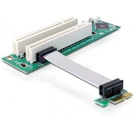 DELOCK PCI Express emelő kártya x1 > 2x PCI 32Bit 5V flexibilis kábellel DL41341 small