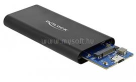 DELOCK Külső Ház M.2 NVMe PCIe SSD USB 3.1 Gen 2 Type-C female DL42614 small