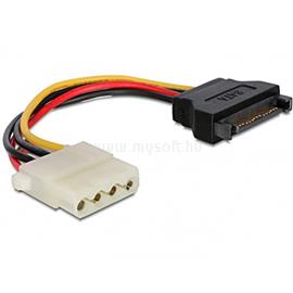 DELOCK TÁPKÁBEL SATA 15 PIN TO MOLEX 4 PIN FEMALE, 12CM DL60115 small