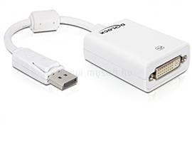 DELOCK Átalakító Displayport 1.1 male to VGA 15 pin female, fehér DL61766 small