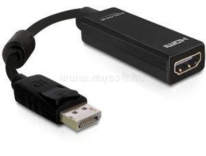 DELOCK Átalakító Displayport 1.1 male to HDMI female passzív, fekete