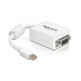 DELOCK Átalakító mini Displayport 1.1 male to VGA female passzív, fehér DL65130 small