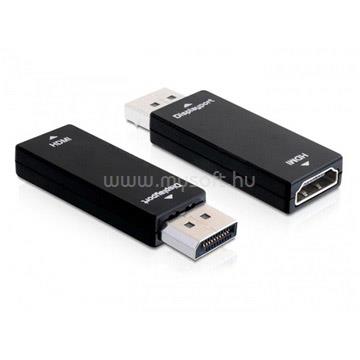 DELOCK Átalakító Displayport 1.1 male to HDMI female, fekete