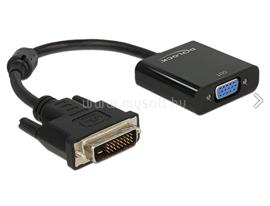DELOCK Átalakító DVI-D 24+1 male to VGA female, fekete DL65658 small