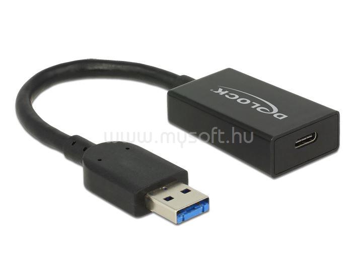 DELOCK Átalakító USB 3.1 Gen 2 Type-A male to Type-C female Active, 15cm