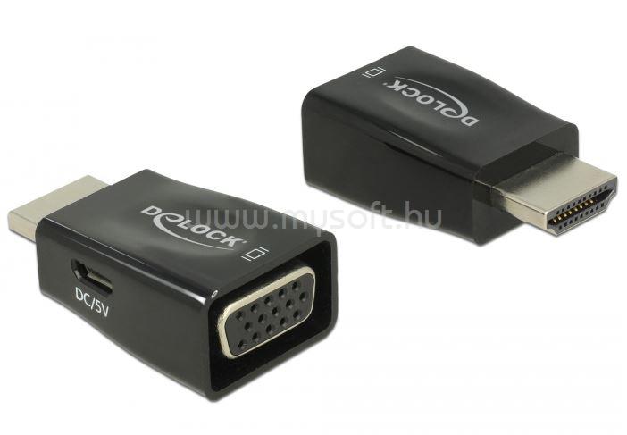 DELOCK Átalakító HDMI-A male to VGA female