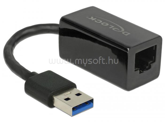 DELOCK Átalakító USB 3.0 to Gigabit LAN kompakt, fekete