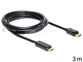 DELOCK kábel Displayport 1.2 male to HDMI male, 3m DL82435 small