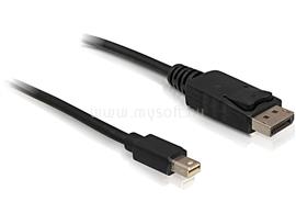 DELOCK kábel mini Displayport 1.2 male to Displayport male 4K, 2m, fekete DL82438 small