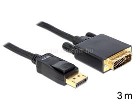 DELOCK kábel Displayport 1.2 male to DVI 24+1 male, 3m DL82592 small