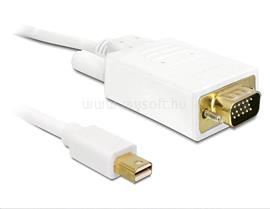 DELOCK kábel mini Displayport male to VGA 15 pin male, 5m, fehér DL82936 small